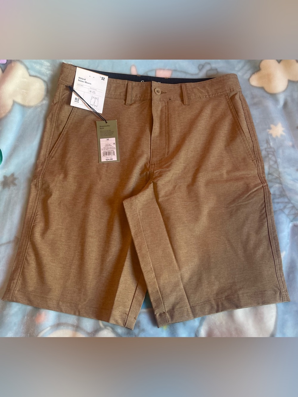 Goodfellow & Co Size 32 Men's 10.5" Hybrid Swim Shorts